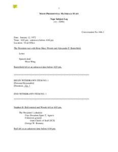 Vice Presidents of the United States / Richard Nixon / John Ehrlichman / Daniel Ellsberg / Spiro Agnew / John Dean / Rose Mary Woods / George W. Romney / William Rehnquist / Politics of the United States / Law / United States