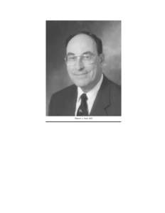 Robert J. Hall, MD  Editorial Editor-in-Chief, Robert J. Hall, Retires