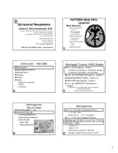 Microsoft PowerPoint - Extraaxial_neoplasms_RSNA2006_FINAL.ppt