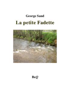 George Sand  La petite Fadette BeQ