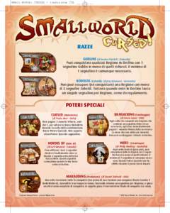 SMALL WORLD: CURSED - traduzione ITA  RAZZE GOBLINS (di Gustav Åkerfelt - Finlandia)  Puoi conquistare qualsiasi Regione In Declino con 1