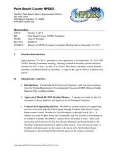 Water law in the United States / Government / Minutes / Report / Politics / Committee / Communication / Meetings / Parliamentary procedure / Clean Water Act