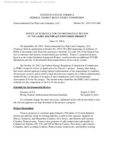 FERC PDF (UnofficialUNITED STATES OF AMERICA FEDERAL ENERGY REGULATORY COMMISSION Transcontinental Gas Pipe Line Company, LLC