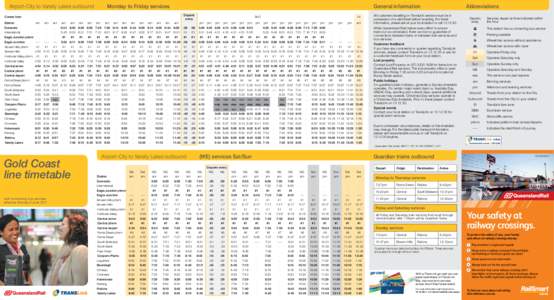 Transport in Australia / Public transport in Brisbane / Gold Coast /  Queensland / Fortitude Valley /  Queensland / Roma Street railway station / States and territories of Australia / Queensland / Gold Coast railway line