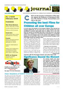 www.ecfaweb.org  EUROPEAN CHILDREN’S FILM ASSOCIATION journal www.ecfaweb.org