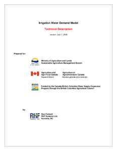 Earth / Irrigation / Hydrology / Climatology / Agronomy / Evapotranspiration / Growing-degree day / Soil / Crop coefficient / Land management / Water / Soil science