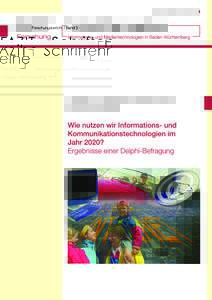 FAZIT-Schriftenreihe  Forschungsbericht / Band 3 Jürgen von Oertzen, Kerstin Cuhls, Simone Kimpeler