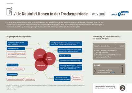 ©milchQplus  Viele Neuinfektionen in der Trockenperiode – was tun? Merkblatt