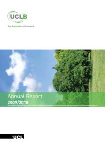 The Realisation of Research  Annual Report[removed]  Projects as at 2010