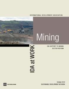 Artisanal mining / Economics / International economics / World Bank Group / General Mining Act / Mineral exploration / International relations / Canadian mining in the Democratic Republic of the Congo / Mining / Occupational safety and health / Extractive Industries Transparency Initiative