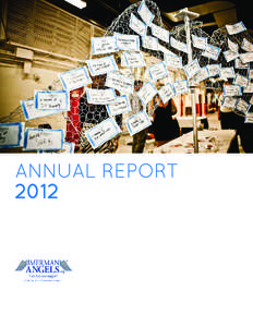 ANNUAL REPORT 2012 LETTER FROM JONNY  LETTER FROM JOHN
