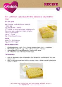 Microsoft Word - Lemon and White Chocolate Chip Drizzle Cake.doc