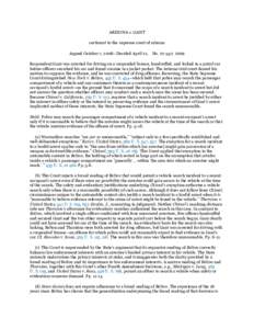 ARIZONA v. GANT certiorari to the supreme court of arizona Argued October 7, 2008--Decided April 21, No[removed]