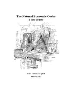 The Natural Economic Order