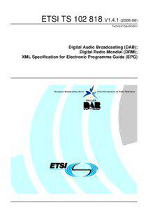 ETSI TS[removed]V1[removed]Technical Specification