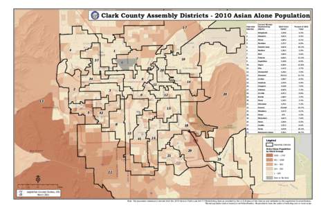 Clark County Assembly Districts[removed]Asian Alone Population[removed]