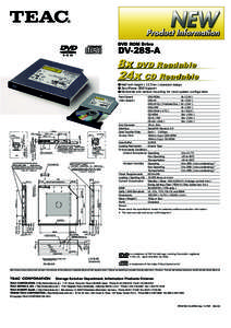 DVD ROM Drive  DV-28S-A 8x DVD Readable 24x CD Readable