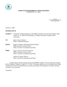 Preliminary N-Methyl Carbamate Cumulative Risk Assessment