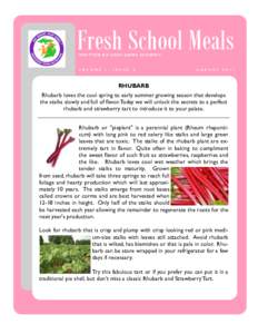 Fresh School Meals WRITTEN BY CHEF JIMMY SCHMIDT V O L U M E  1 ,