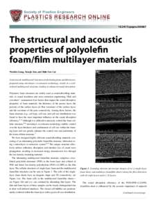 Packaging materials / Thermoplastics / Polyolefins / Materials science / Matter / Foam / Polystyrene / Polypropylene / R-value / Chemistry / Plastics / Polymers