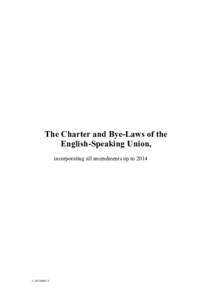 Microsoft Word - ESU - Royal Charter and Bye Laws (amended, clean copy).DOC