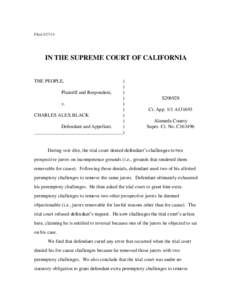 Filed[removed]IN THE SUPREME COURT OF CALIFORNIA THE PEOPLE,