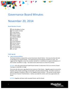 B. Governance Board minutes Nov[removed]