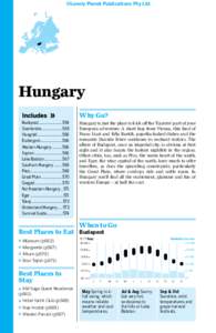 ©Lonely Planet Publications Pty Ltd  Hungary Budapest........................554 Szentendre.....................565 Visegrád.........................566