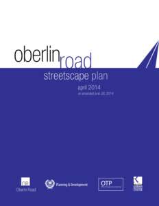 oberlinroad streetscape plan april 2014 as amended june 26, 2014  OR