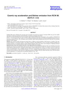 Astronomy & Astrophysics A&A 562, A141[removed]DOI: [removed][removed]