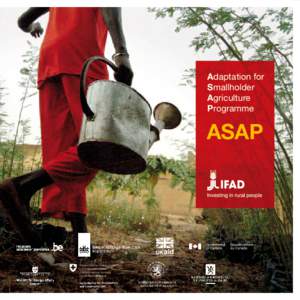 Adaptation for Smallholder Agriculture Programme  ASAP