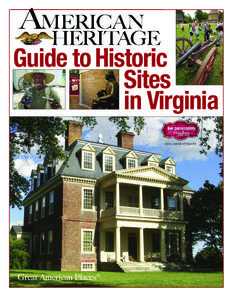 Guide to Historic Sites in Virginia Great American Places®