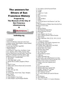 San Francisco / F Market & Wharves / Mission San Francisco de Asís / Haight Street / Andrew Smith Hallidie / Crabtree / Sutro Baths / Kearny Street / Rolph / Geography of California / California / James Rolph