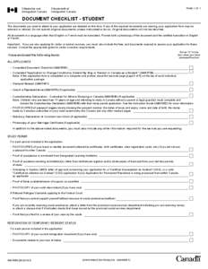 Citizenship and Immigration Canada Citoyenneté et Immigration Canada