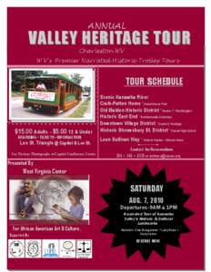 ANNUAL  VALLEY HERITAGE TOUR