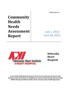 Attachment A  Community Health Needs Assessment