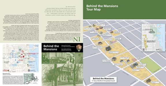 Behind the Mansions Tour Map -Harpers Monthly, 1860 to face a wounded whale in his stormy wrath.”