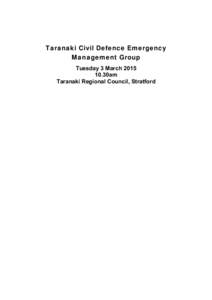 Stratford District / New Plymouth District / Stratford /  New Zealand / New Plymouth / South Taranaki District / Emergency management / Taranaki / Regions of New Zealand / Geography of New Zealand / Taranaki Region