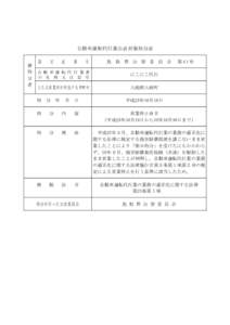 自動車運転代行業公表対象処分表 被 処 分 者