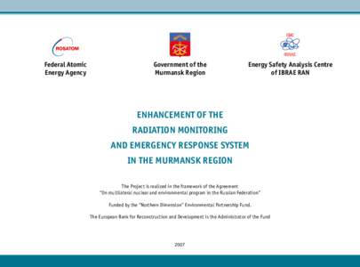 Federal Atomic Energy Agency Government of the Murmansk Region