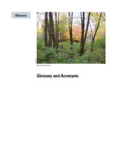 USFWS  Glossary Hardwood forest