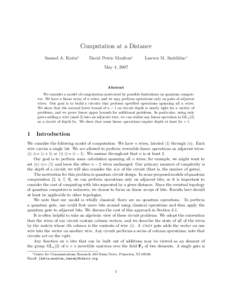 Applied mathematics / Quantum circuit / Quantum gate / Quantum computer / Theoretical computer science / Quantum information science / Models of computation