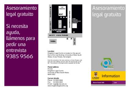 Asesoramiento legal gratuito Asesoramiento legal gratuito Si necesita