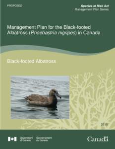 PROPOSED  Species at Risk Act Management Plan Series  Management Plan for the Black-footed