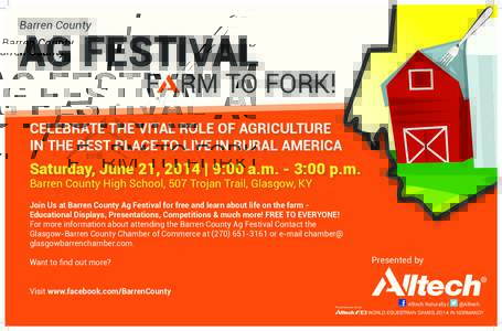 Barren County  Ag Festival F rm to Fork!