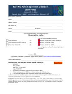 Microsoft Word - Registration Form - Parent