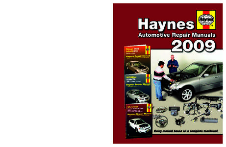 Haynes  The worldwide leader in automotive repair information for close to 50 years