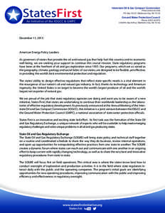 Interstate Oil & Gas Compact Commission Phone[removed]P.O. Box 53127, Oklahoma City, OK[removed]Ground Water Protection Council