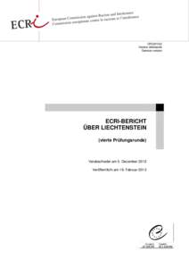 CRI[removed]Version allemande German version ECRI-BERICHT ÜBER LIECHTENSTEIN