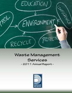 Waste Management Services[removed]Annual Report - 2